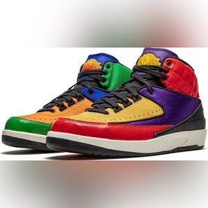 Jordan  Multi-Panel Colorblock High-Top Sneakers